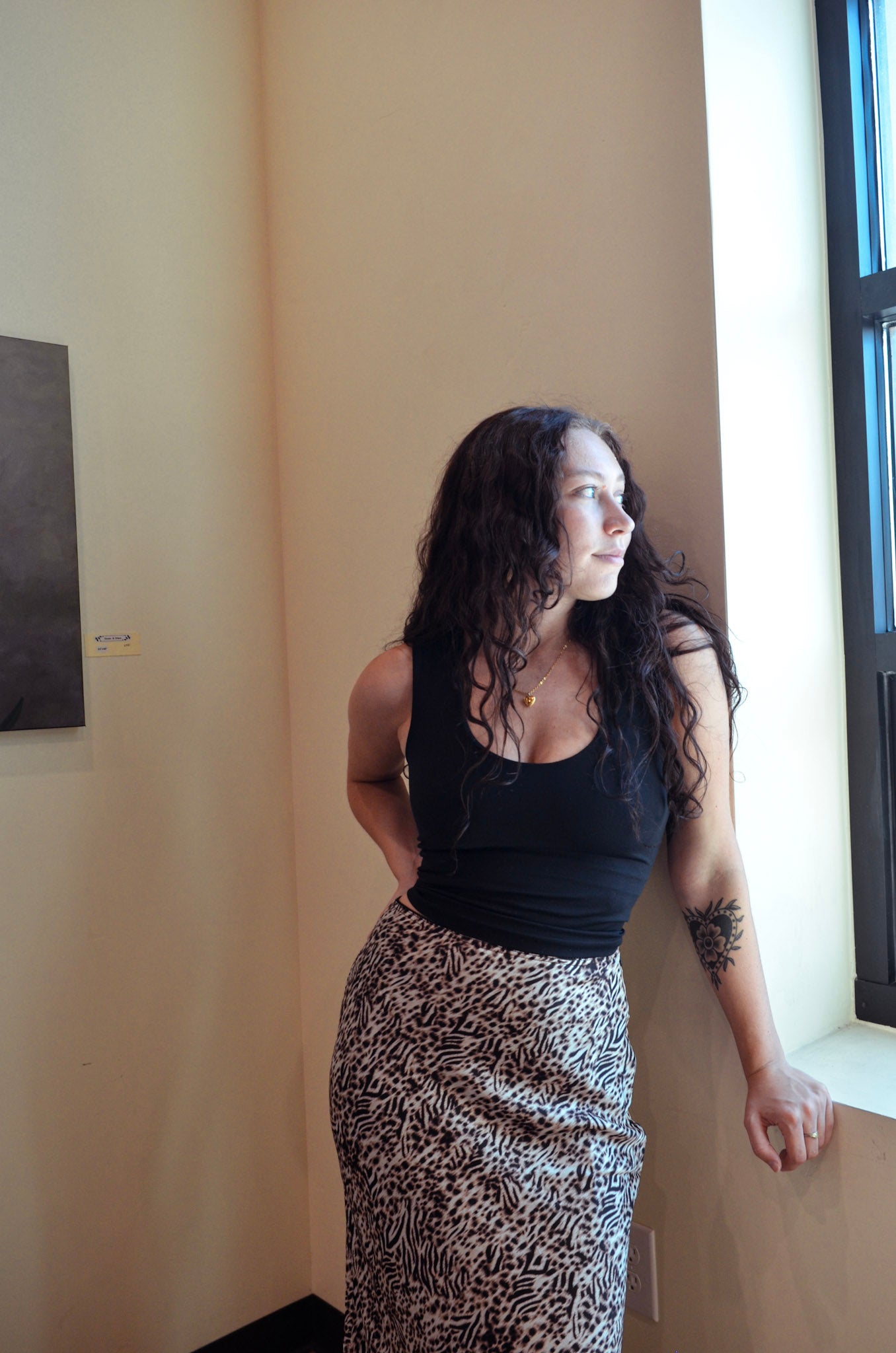 The On the Prowl Slip Skirt