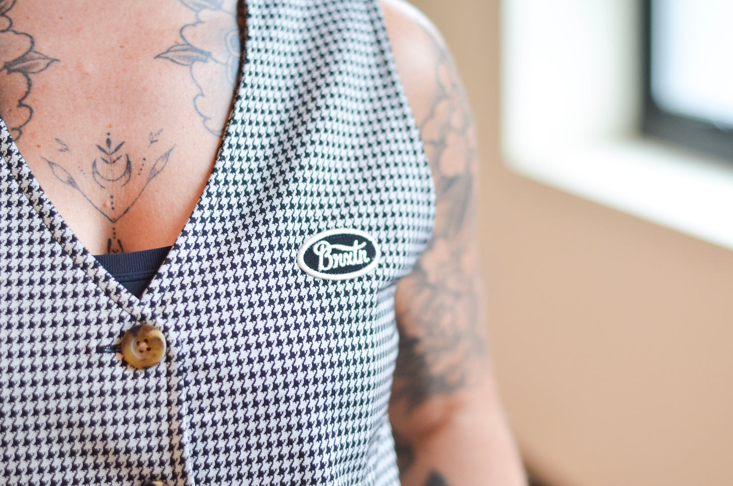 Houndstooth Leisure Vest