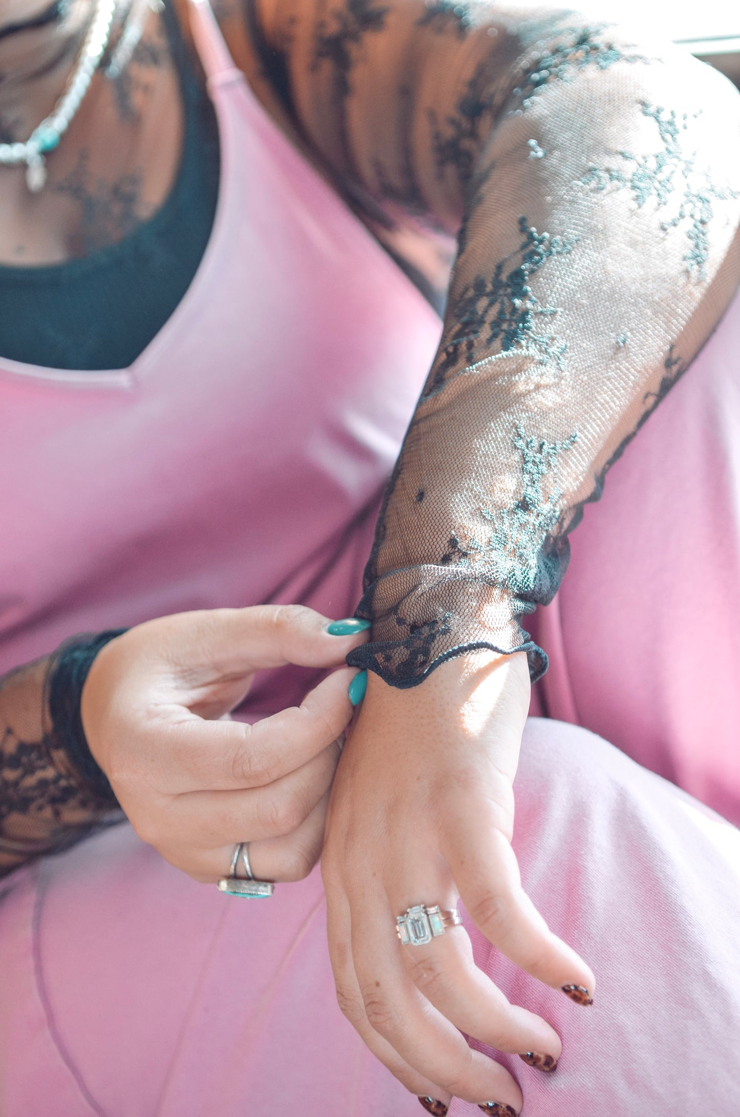 The Midnight Muse Lace Top