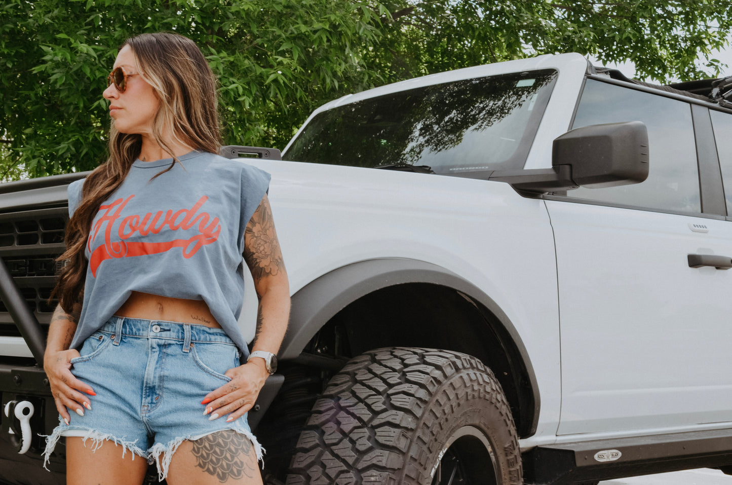 The Howdy Muscle Tee