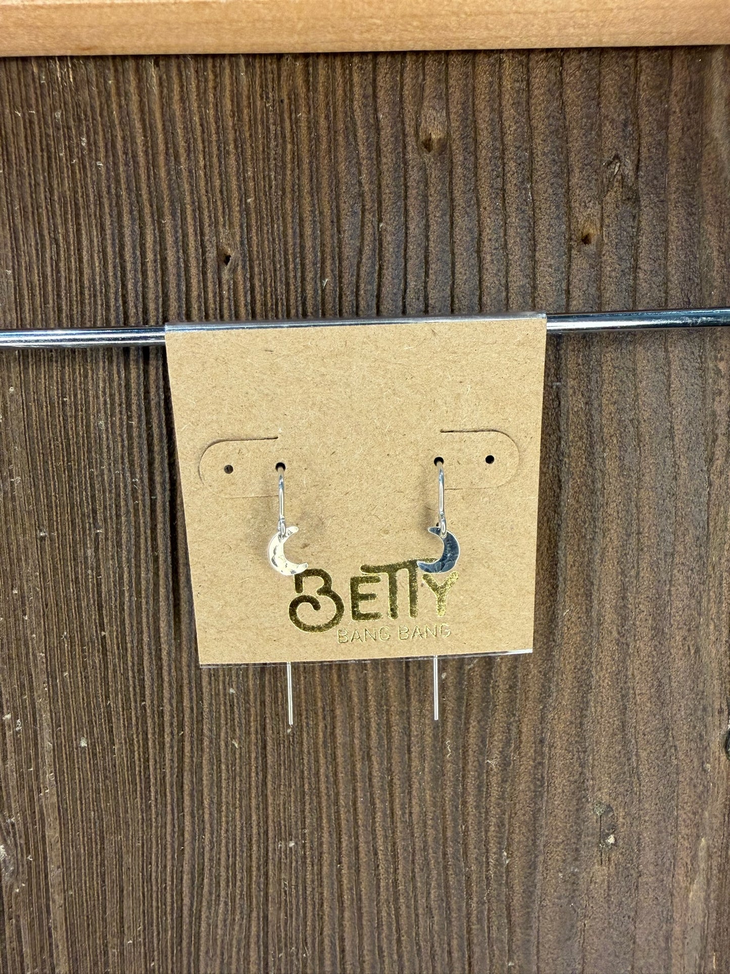 Betty Bang Bang Sterling Silver Moon Threaders