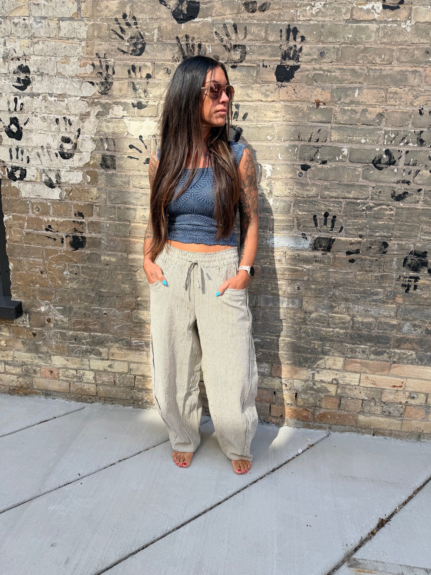 Something Good Pull-On Barrel Pant
