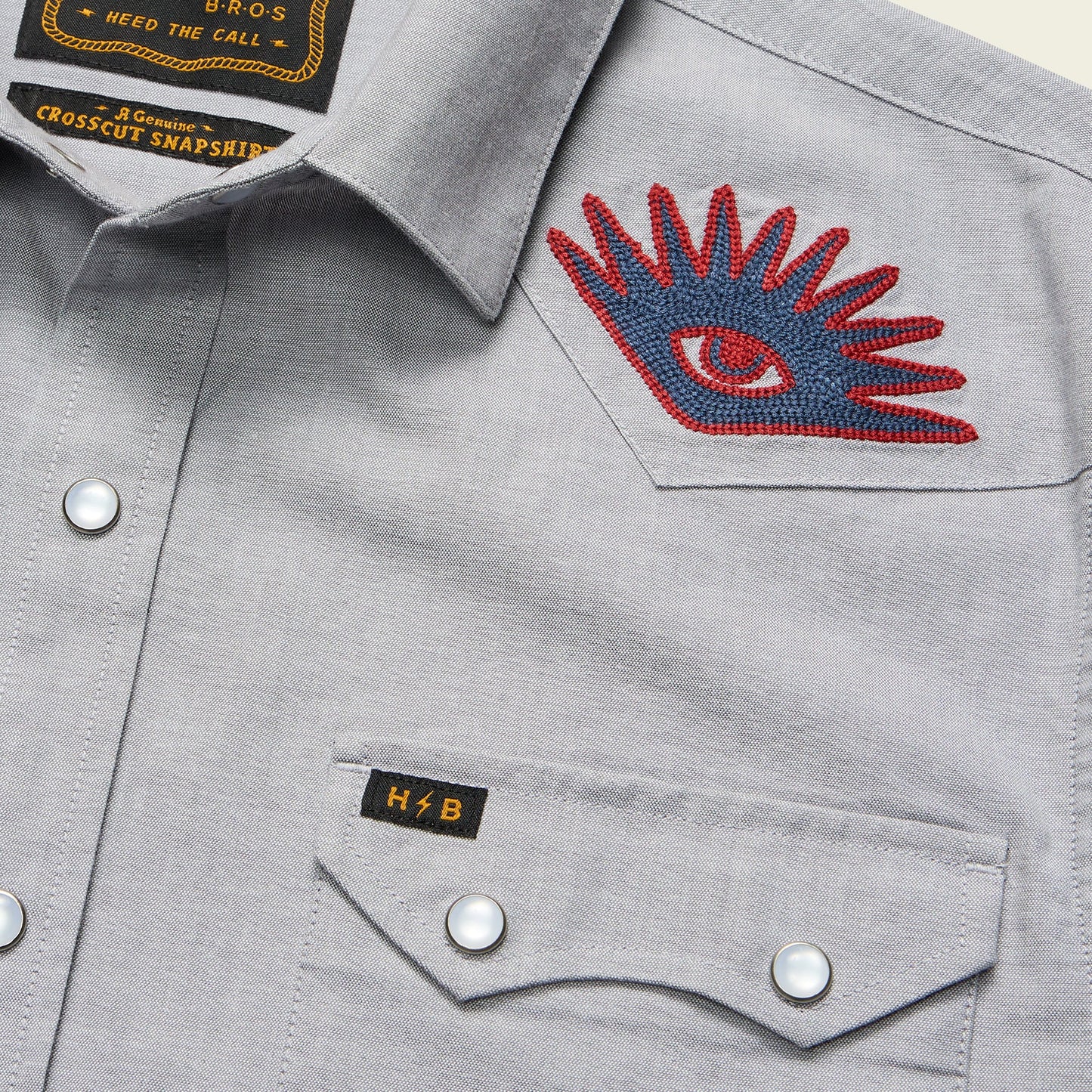 Crosscut Deluxe Snapshirt