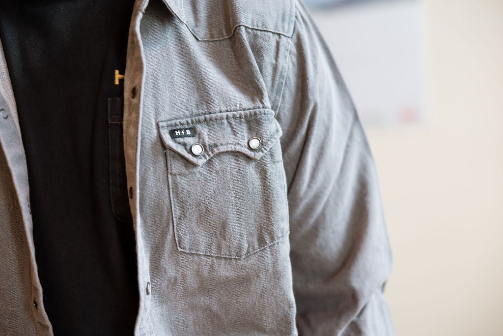 Dust Up Denim Snapshirt