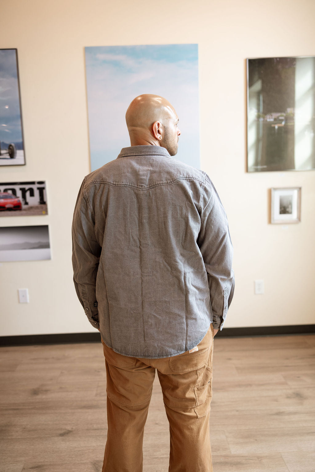 Dust Up Denim Snapshirt