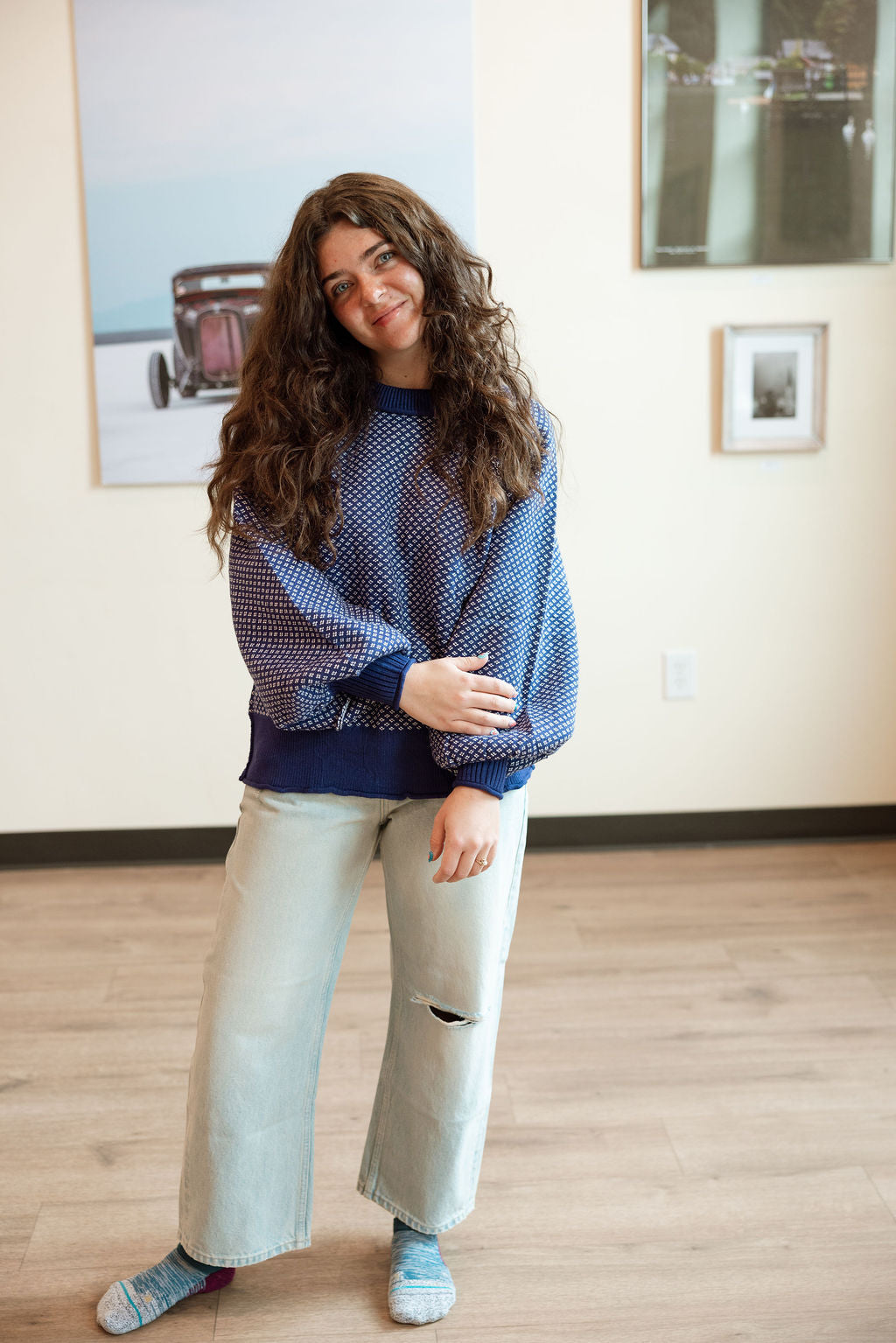 The Indigo Whisper Knit