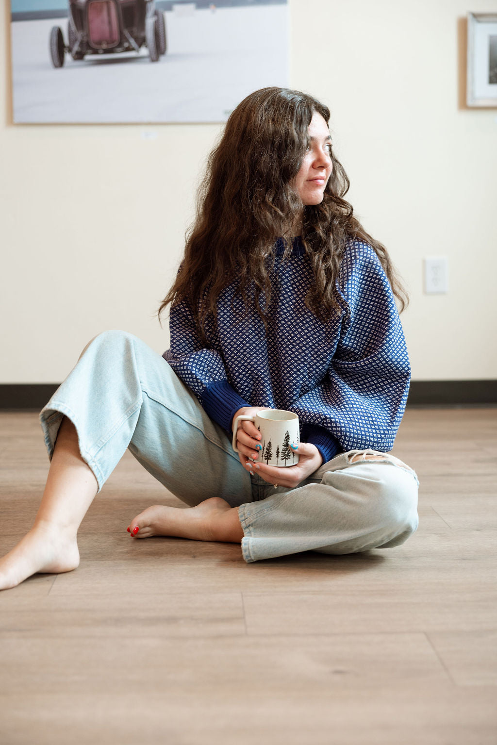 The Indigo Whisper Knit
