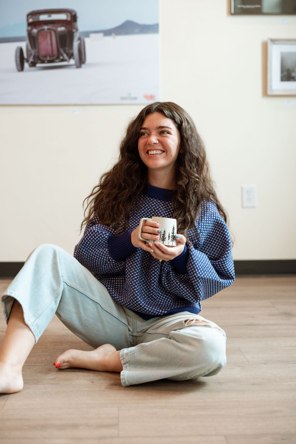 The Indigo Whisper Knit