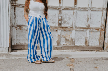 The Capri Striped Trousers