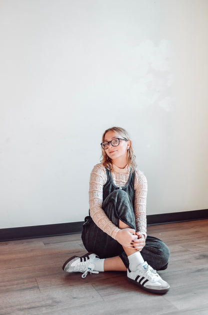 Daydream Lace Mock Neck