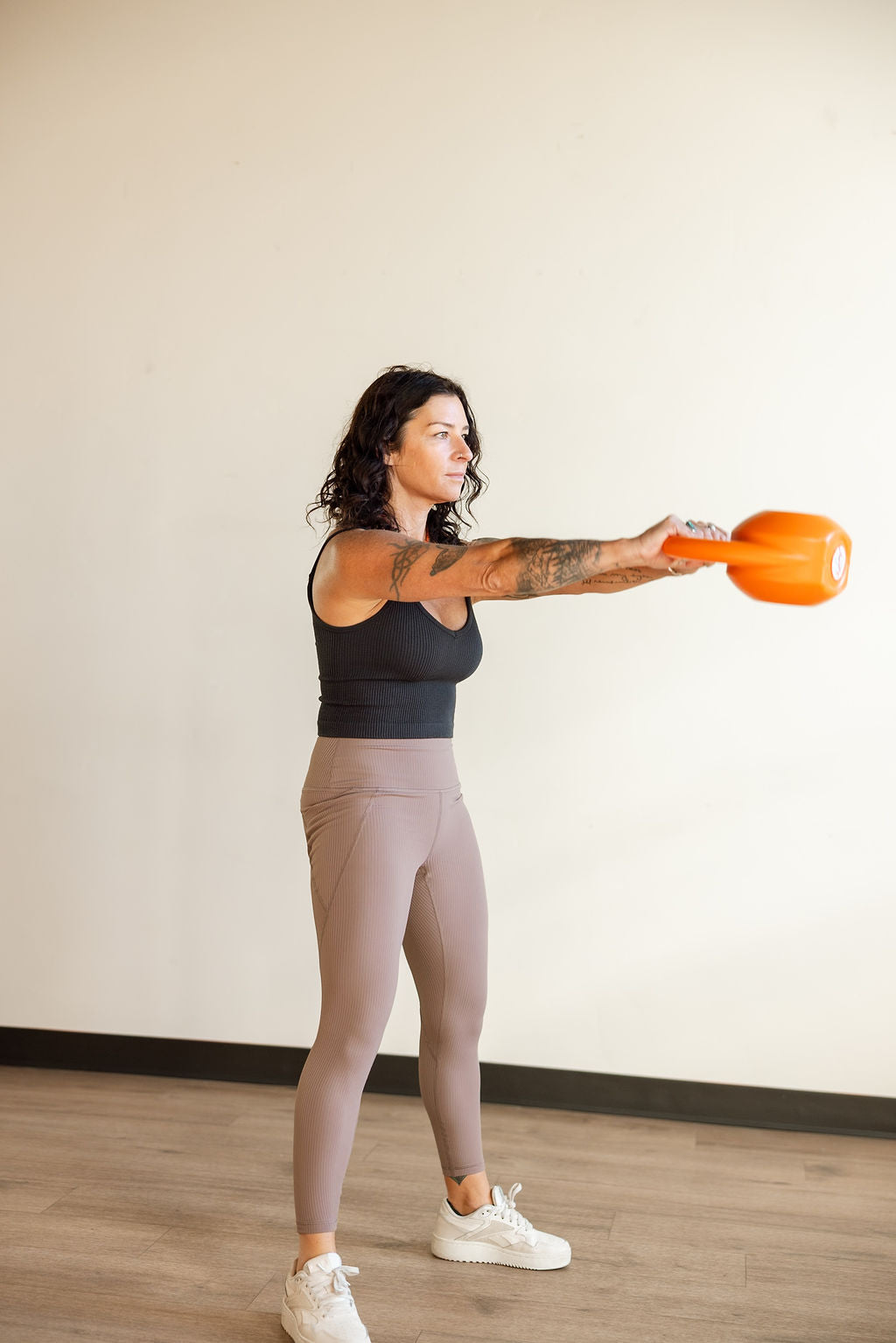 Soft Ribbed 7/8 High Waisted Leggings