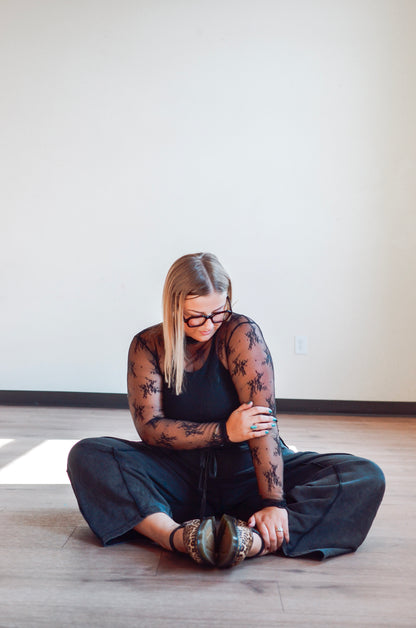 The Midnight Muse Lace Top