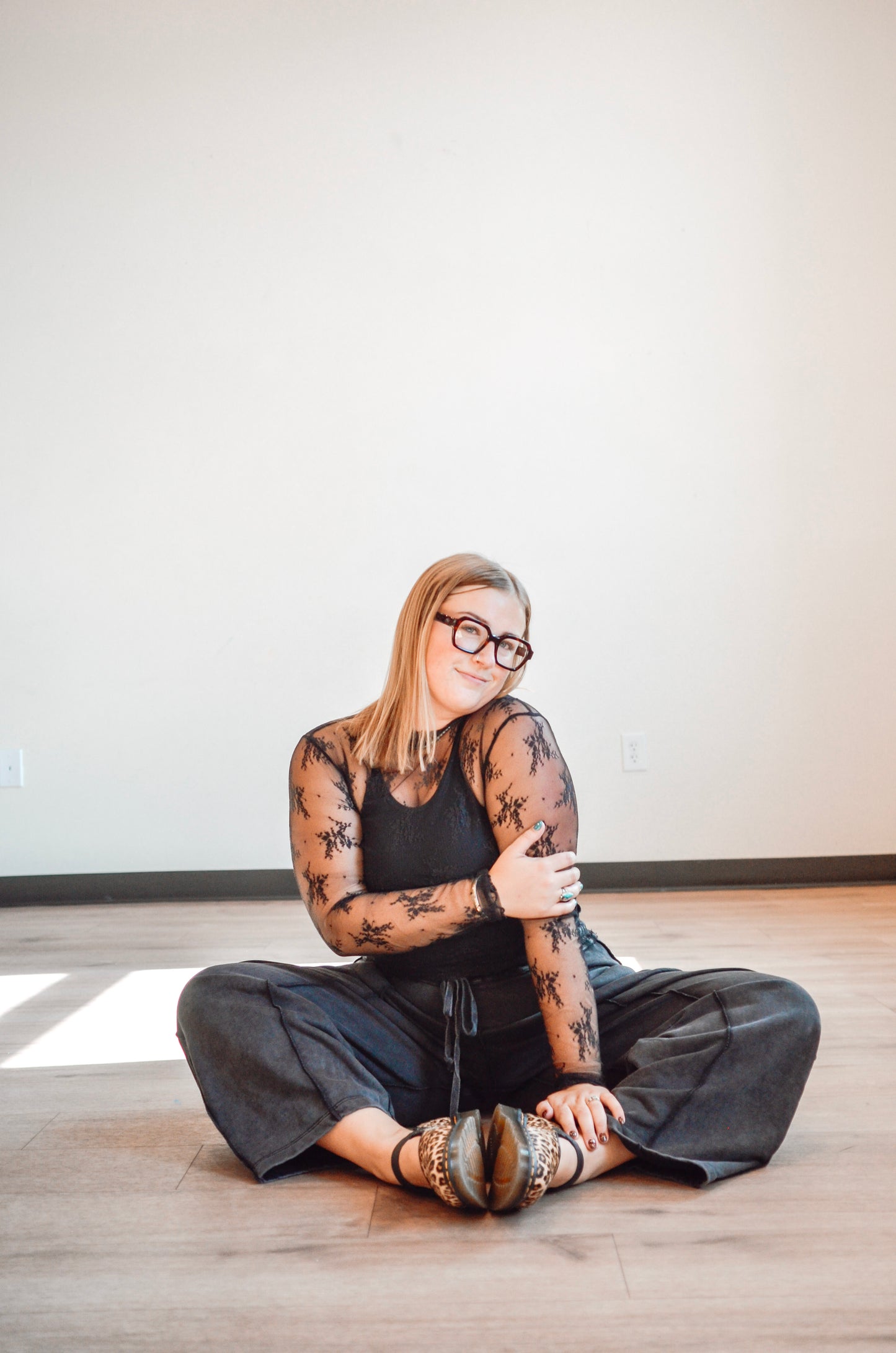 The Midnight Muse Lace Top