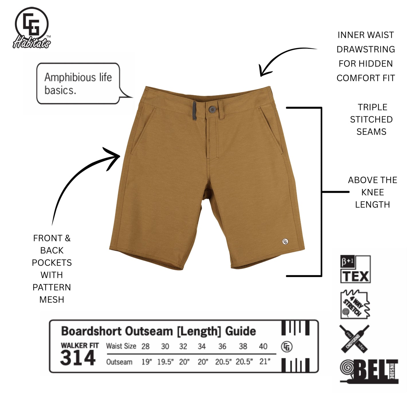 The Walker Board Short