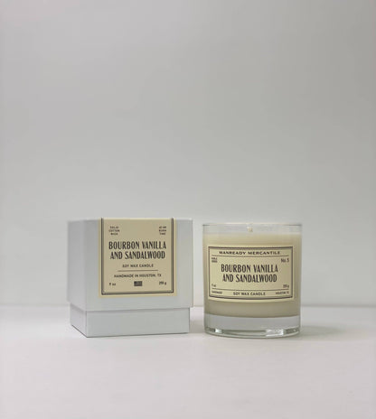 Bourbon Vanilla & Sandalwood Candle