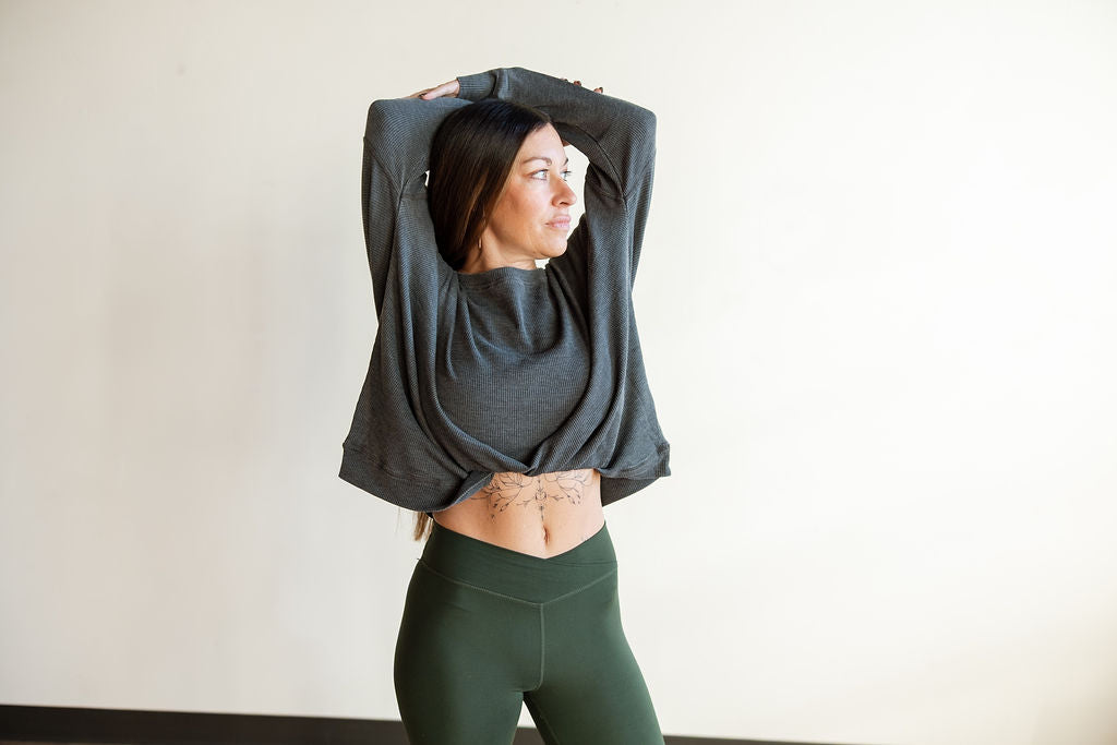 Waffle Daydream Pullover