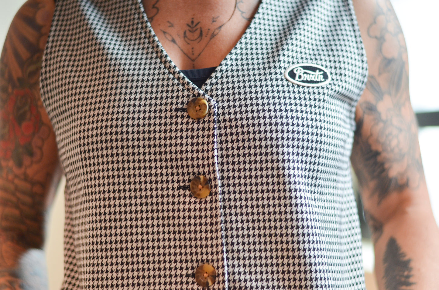 Houndstooth Leisure Vest