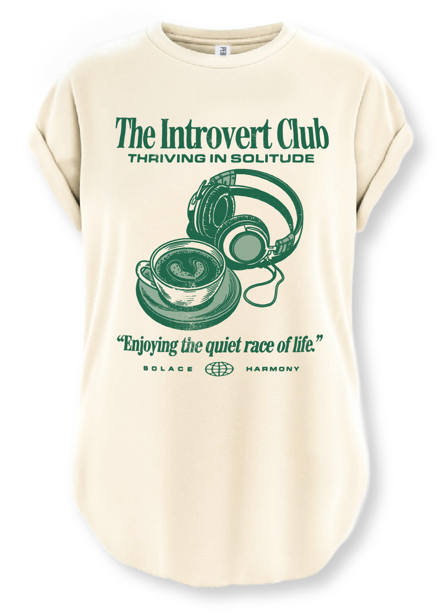 The Introvert Club Side Slit Tee