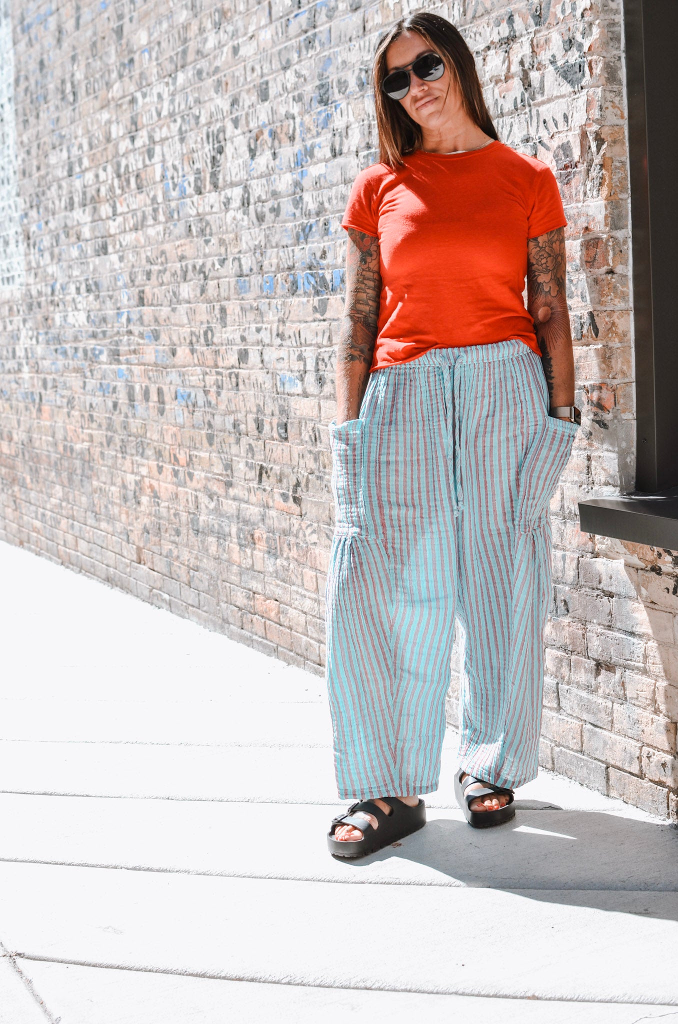 Striped Quinn Pant