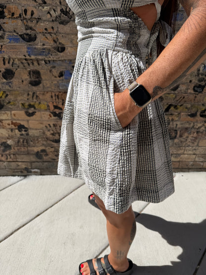 Free People Laurel Plaid Mini Dress