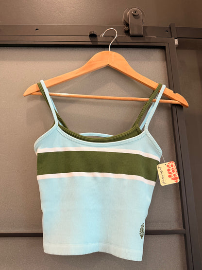 Free People All Clear Cami – Coastline Stripe