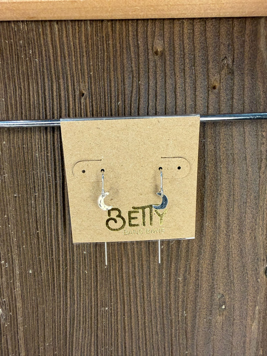 Betty Bang Bang Sterling Silver Moon Threaders