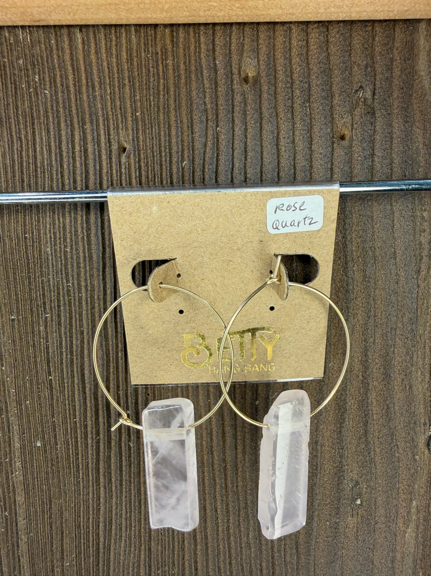 Betty Bang Bang Stone Hoop Earrings