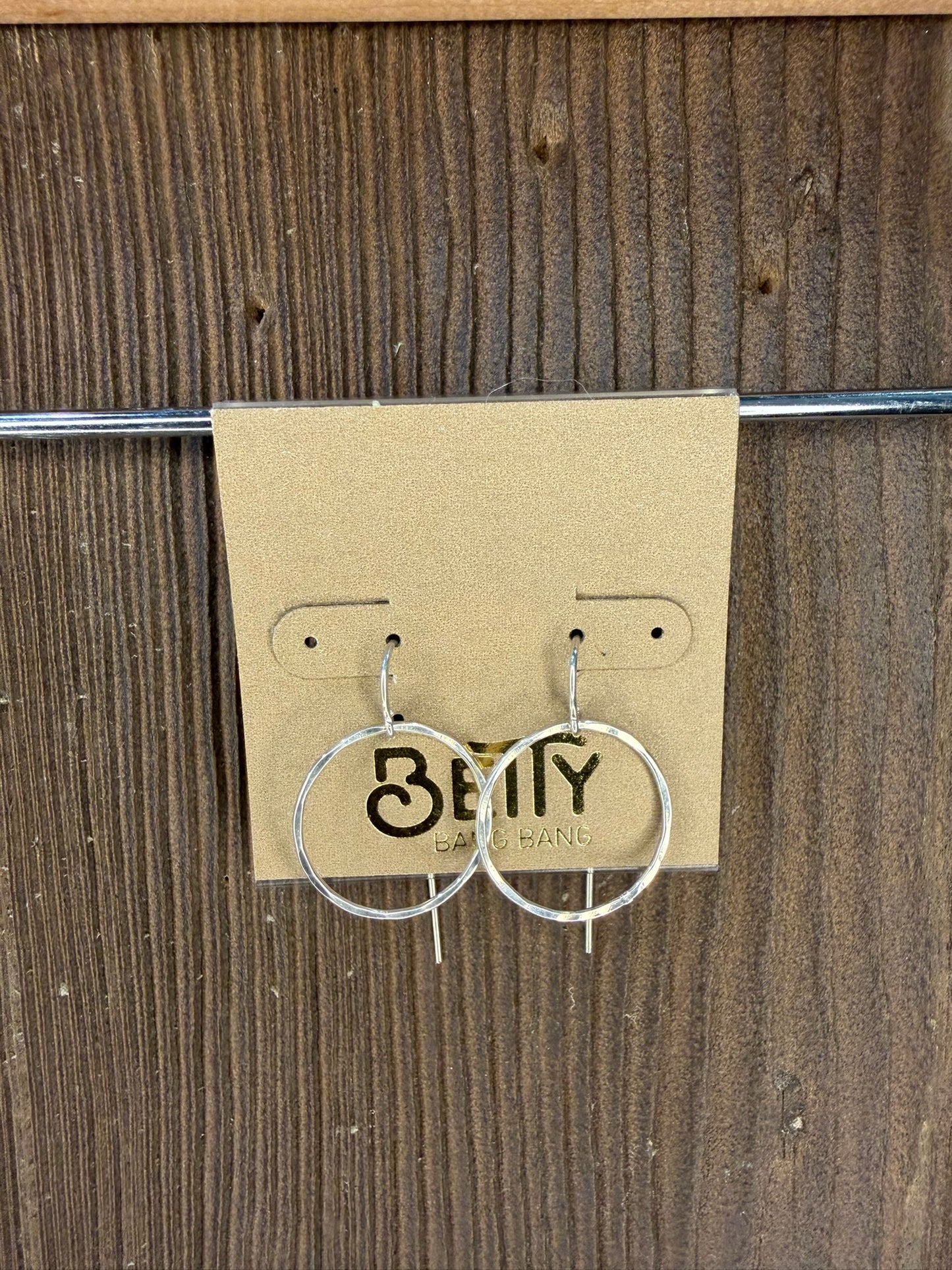 Betty Bang Bang Hammered Circle Threaders