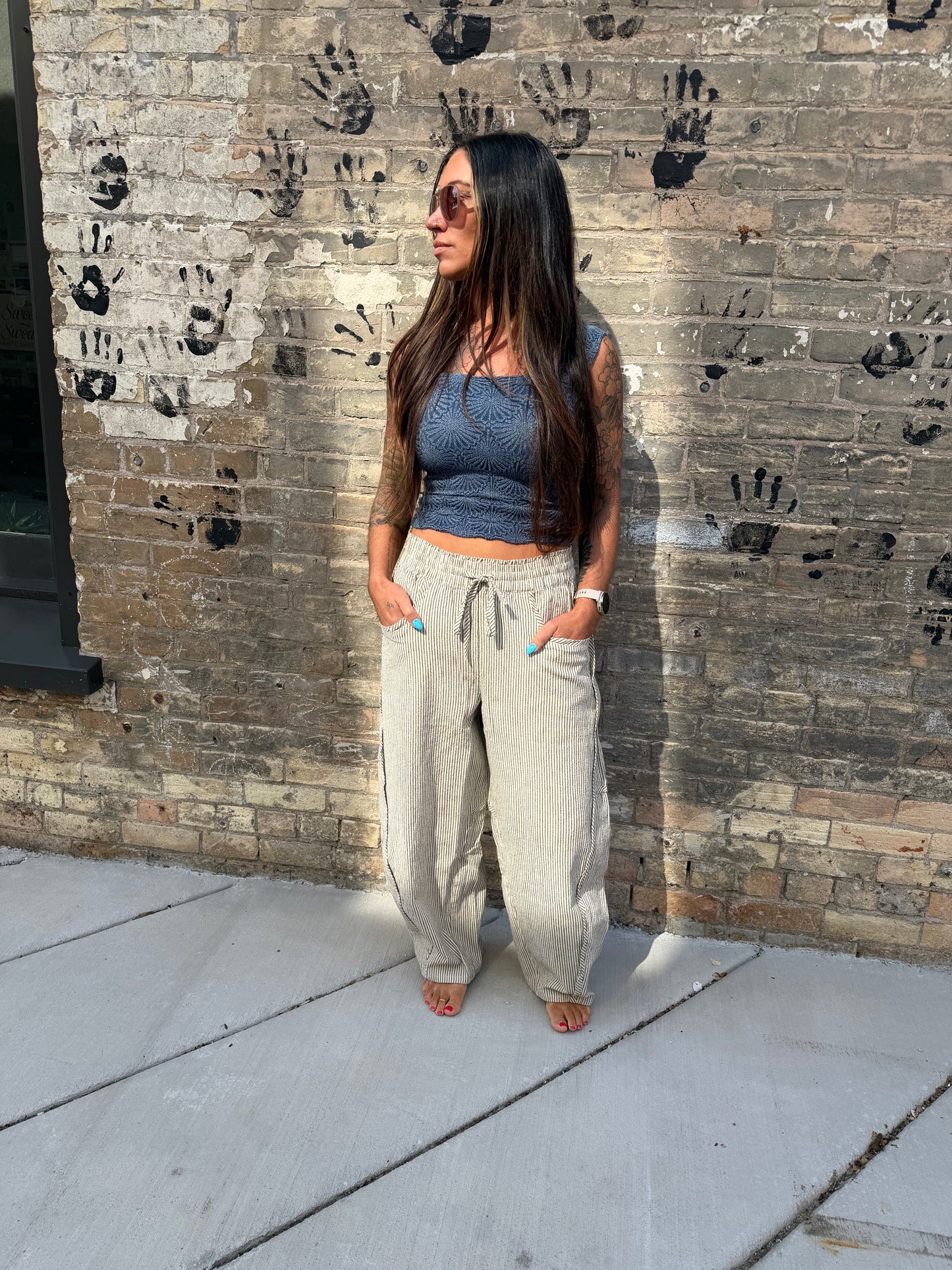 Something Good Pull-On Barrel Pant