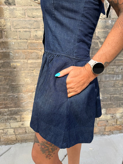 Clean Break Mini Denim Dress