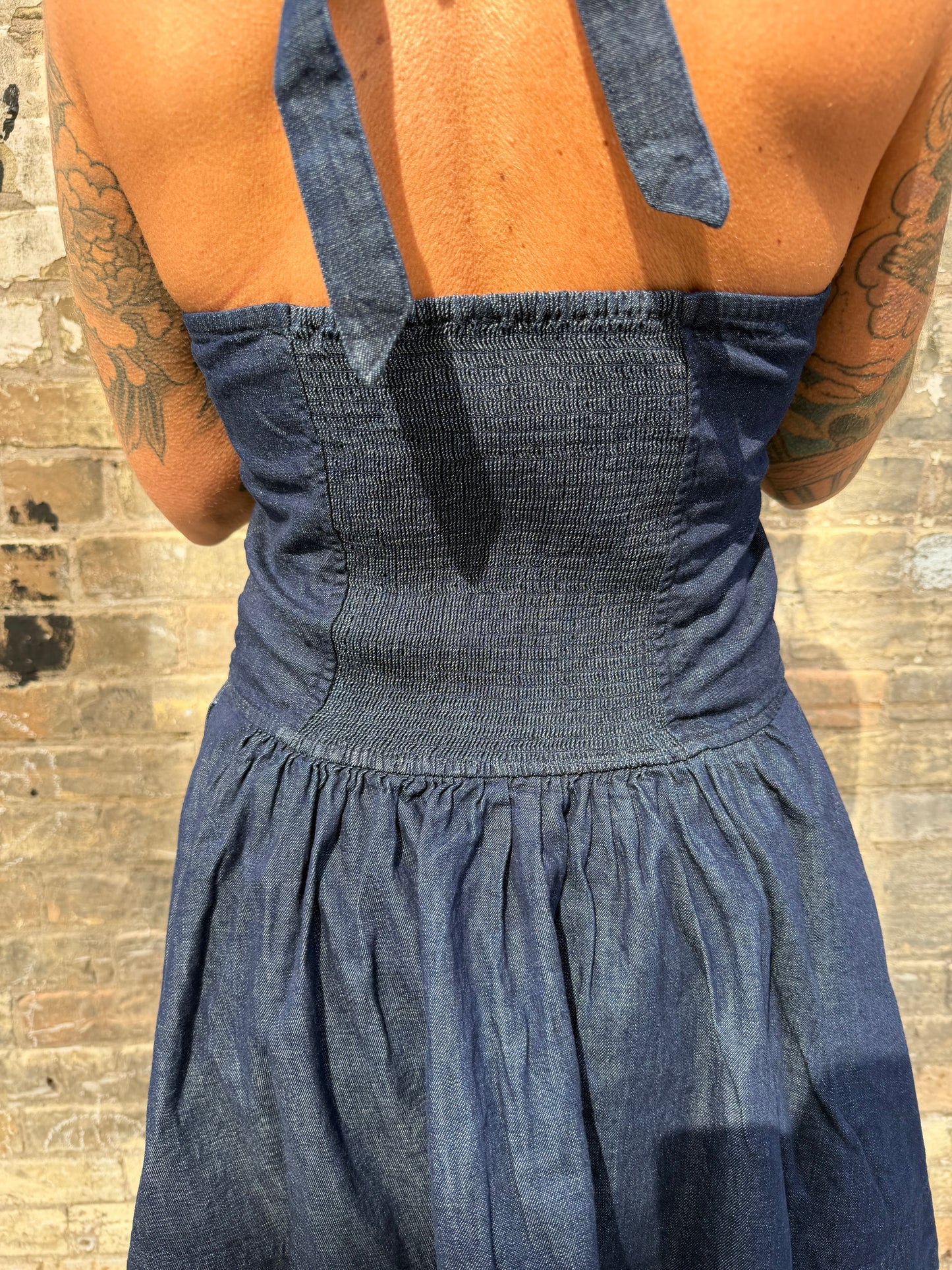 Clean Break Mini Denim Dress