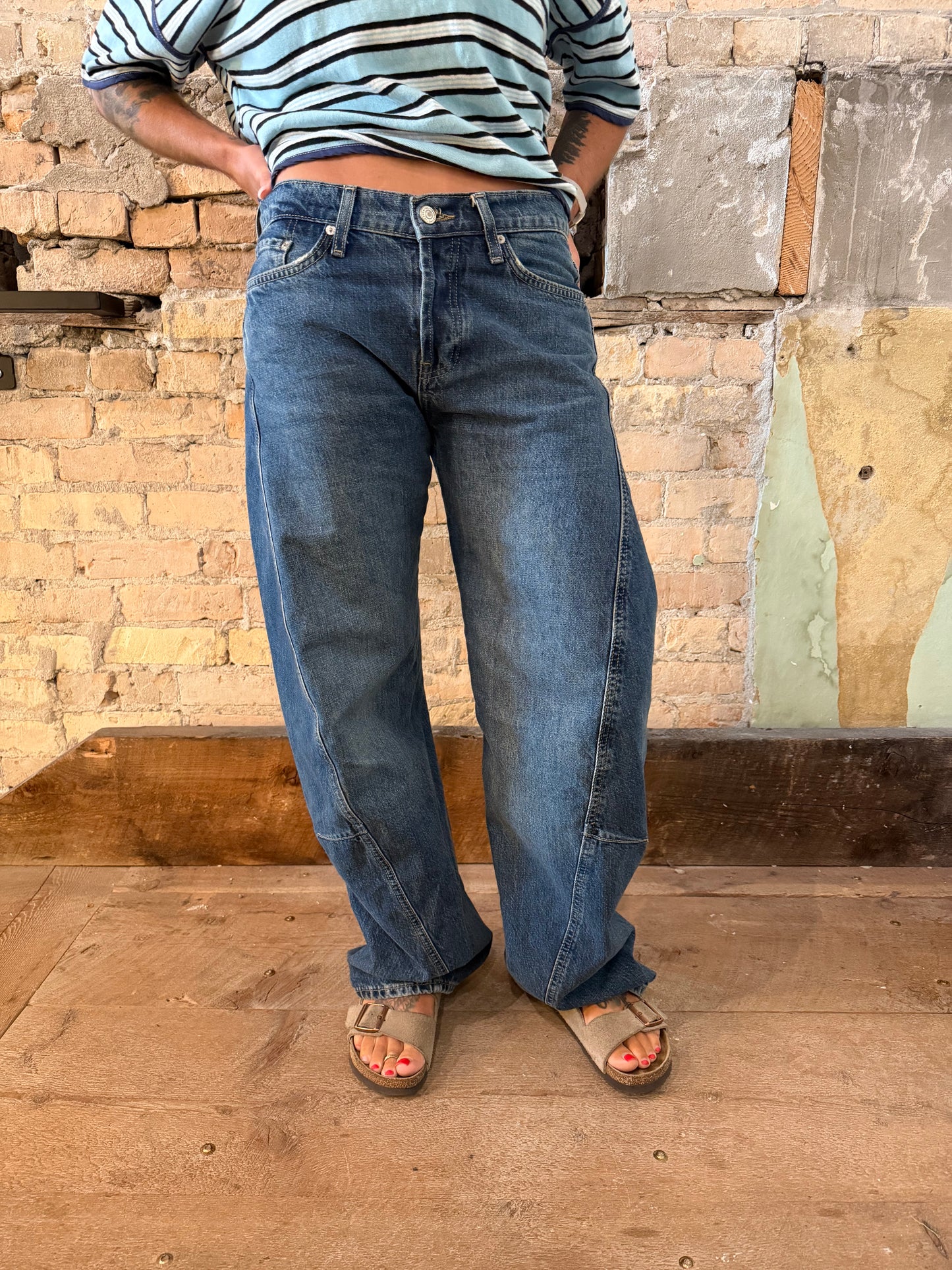 We The Free Twisted Outseam Low Rise Jeans