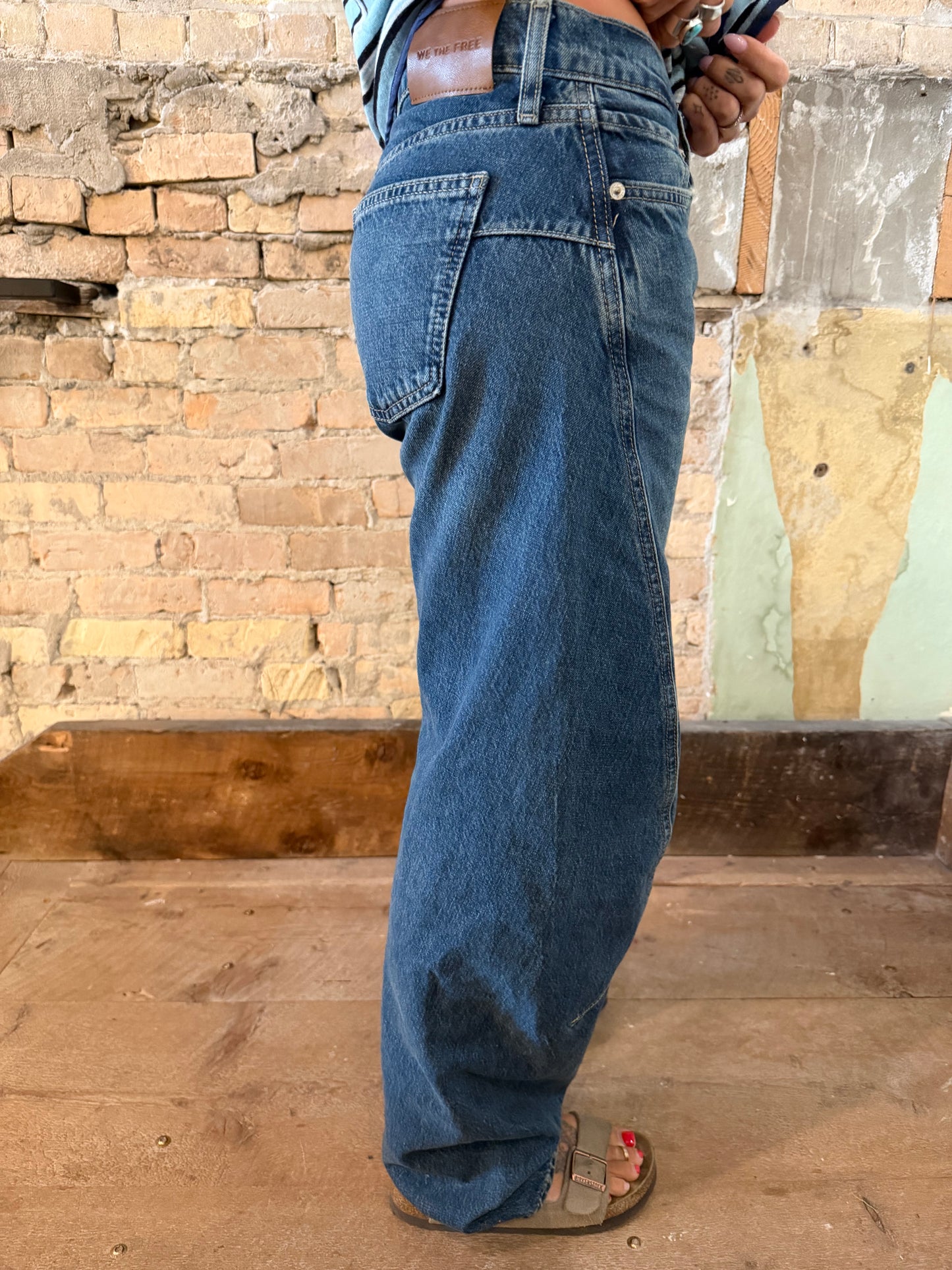 We The Free Twisted Outseam Low Rise Jeans
