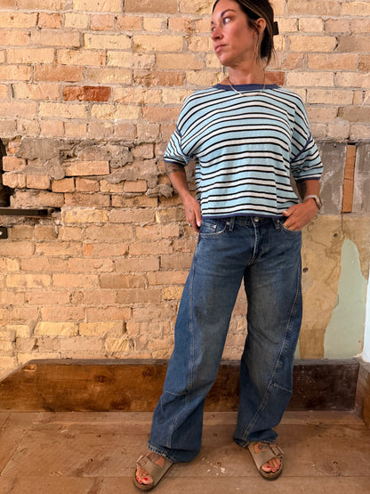 Free People Clean Rugby Tee