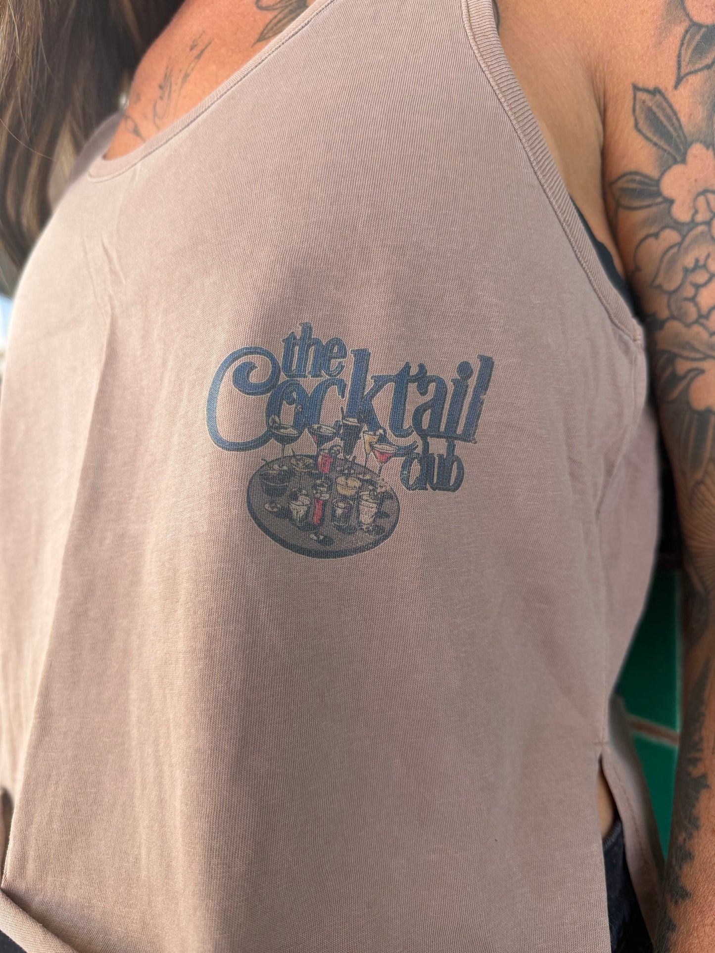 The Cocktail Club Graphic Boyfriend Tank