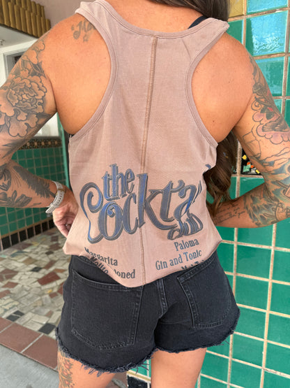 The Cocktail Club Graphic Boyfriend Tank