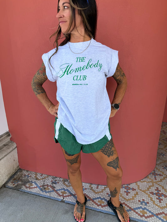 The Homebody Club Side Slit Tee