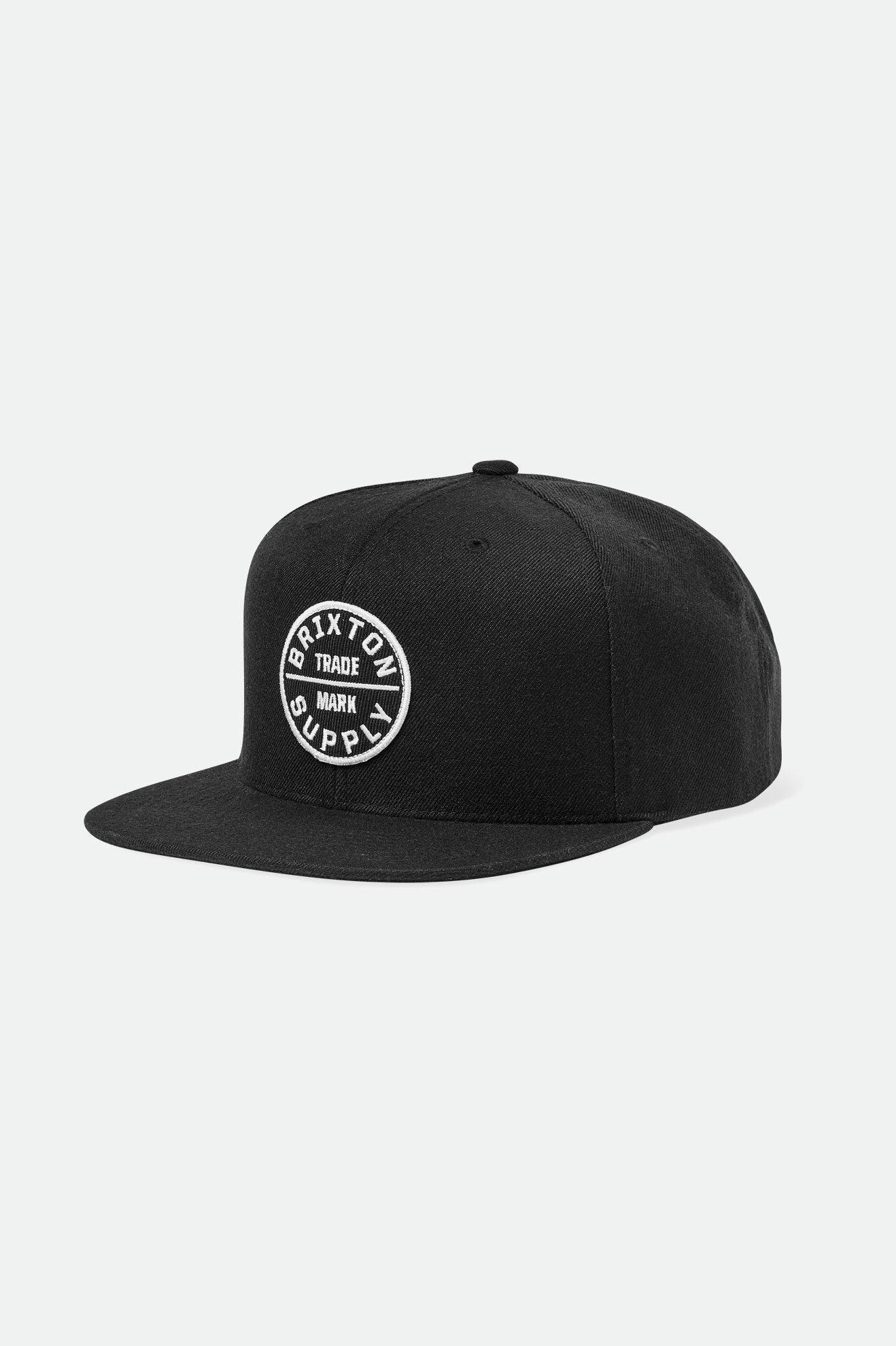 Brixton Oath III Snapback Hat- Black