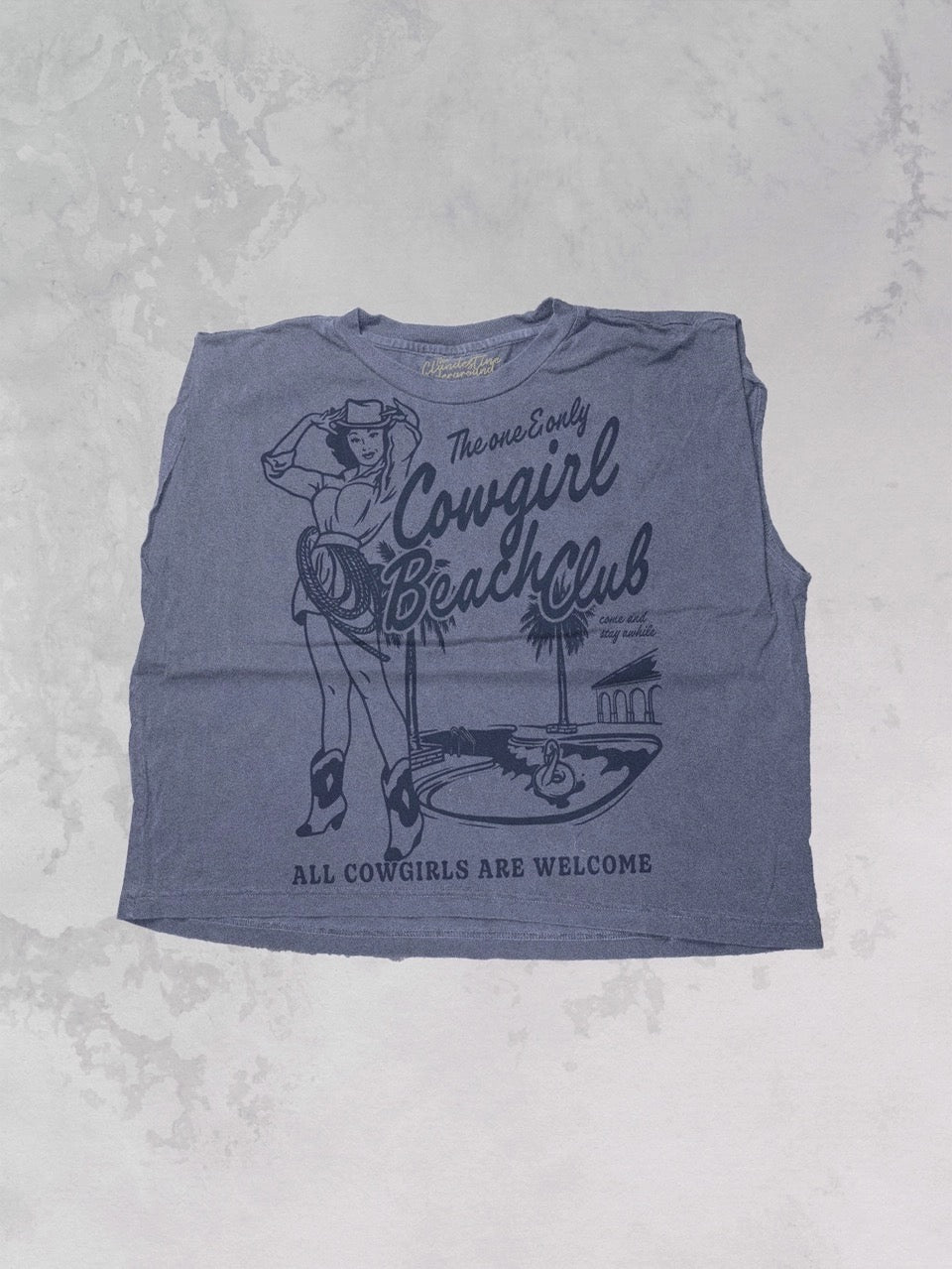 Cowgirl Beach Club Muscle Tee