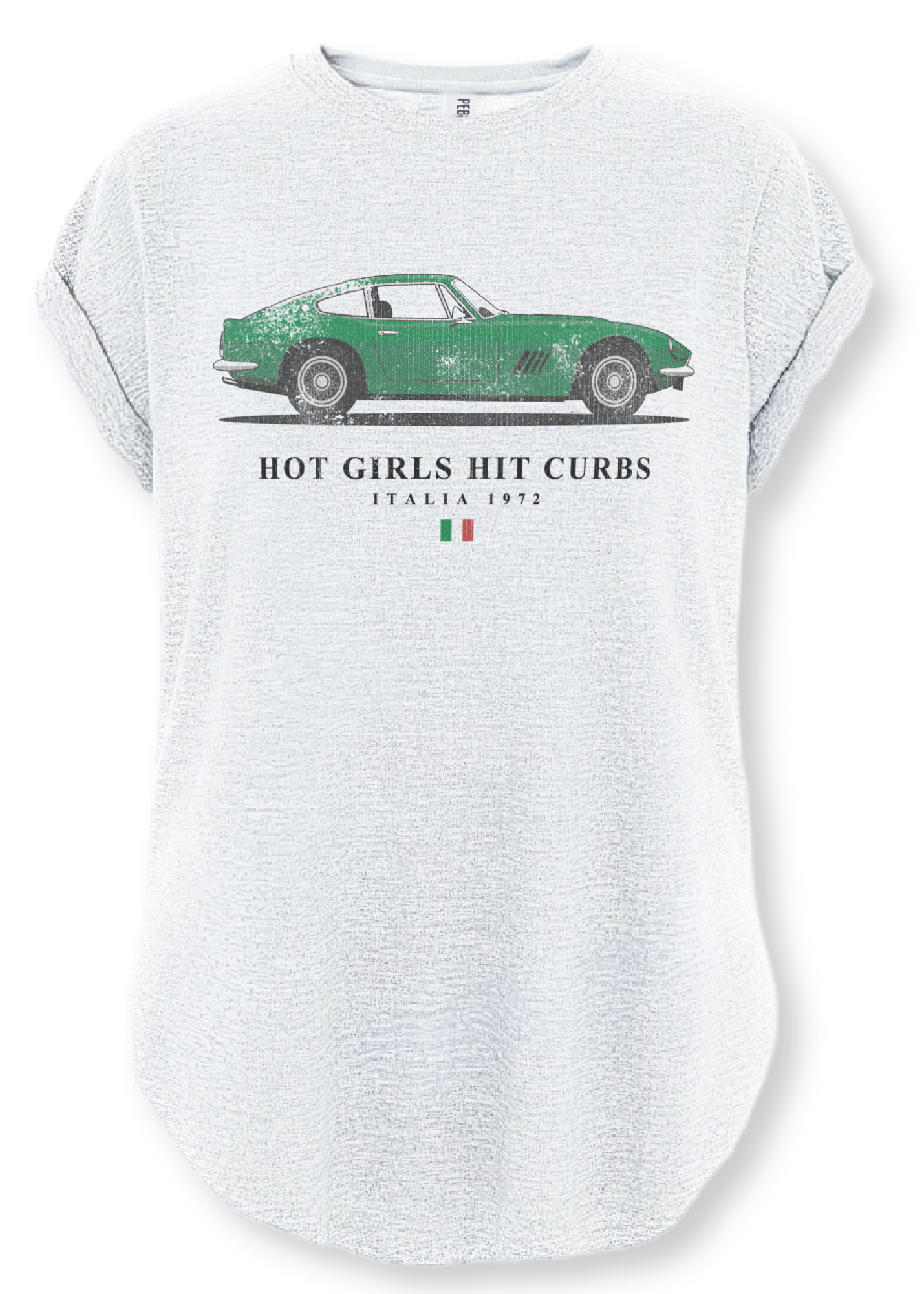 Hot Girls Hit Curbs Side Slit Tee