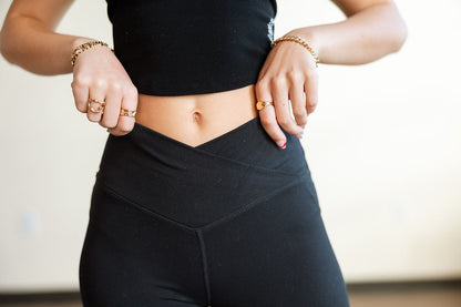 Venice Crossover Waist Yoga Pants