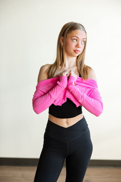 Temp Ruched Long Sleeve