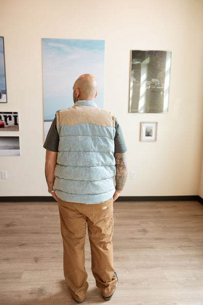 Denim Rounder Vest