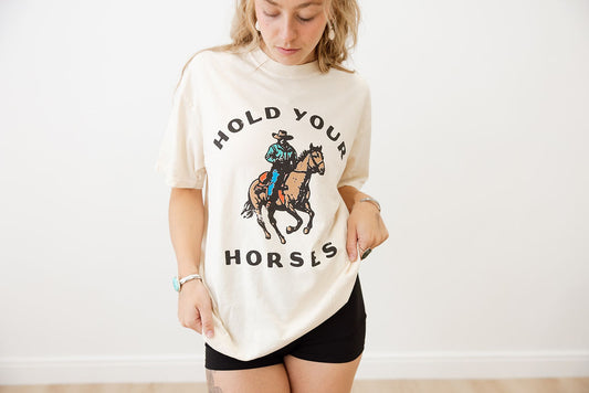 The Hold Your Horses Slouch Fit Tee