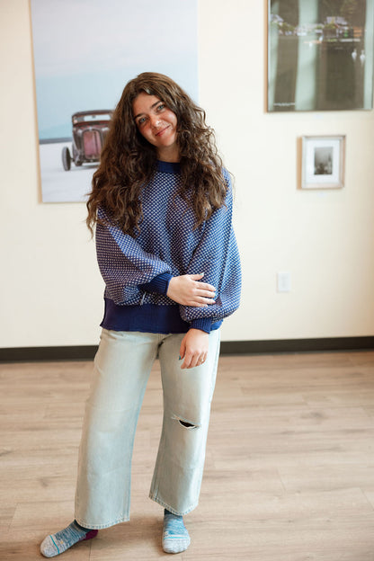 The Indigo Whisper Knit